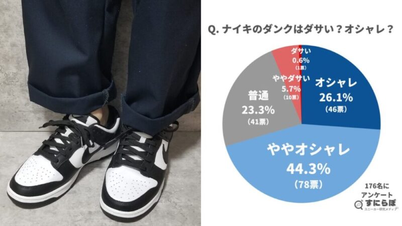 ナイキのダンクはダサいのか