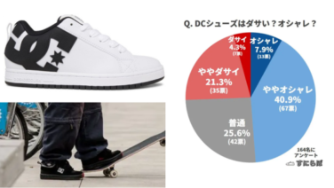 DCシューズのデザインはダサい？それともオシャレ？