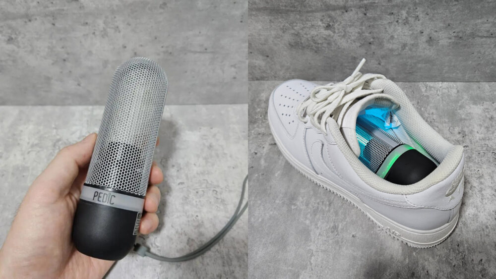 【レビュー】紫外線で靴のニオイ菌を対策！持ち運びも可能な除菌器「PEDIC」